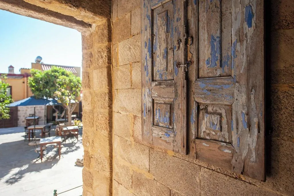 Terrace, Saint Nikolis, Rhodes