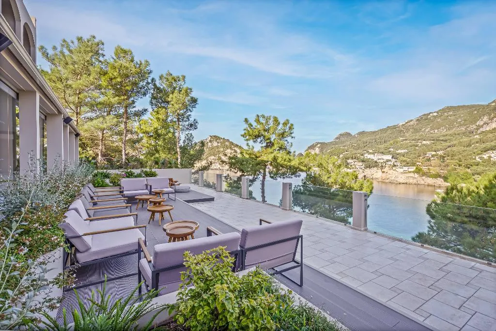 Terrace, Akrotiri Beach, Corfu