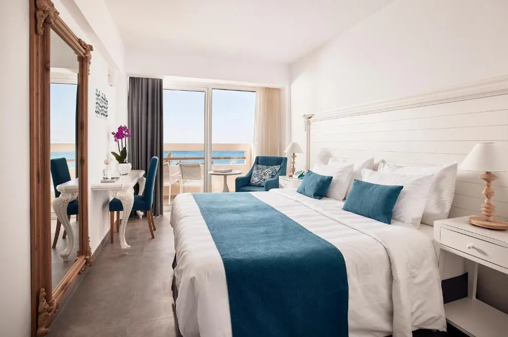 Double or Twin SUPERIOR SEA VIEW Room, Tylissos Beach Hotel - Adults Only, Crete