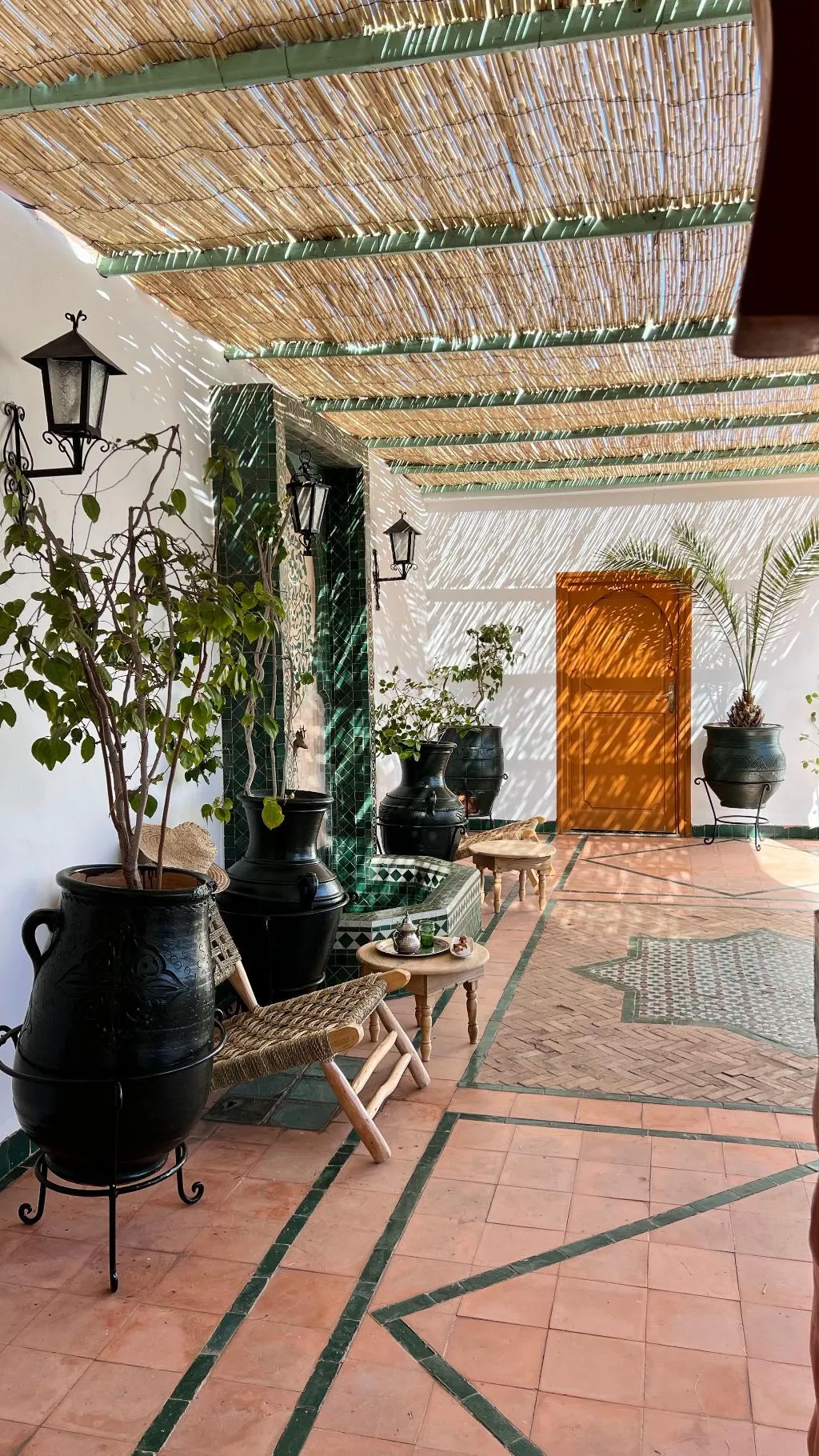 Terrace, Riad Catalina, Marrakech