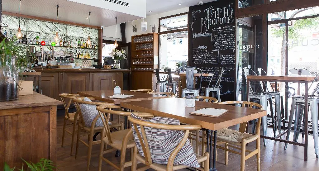 Restaurant, Hotel Hostal Cuba, Majorca