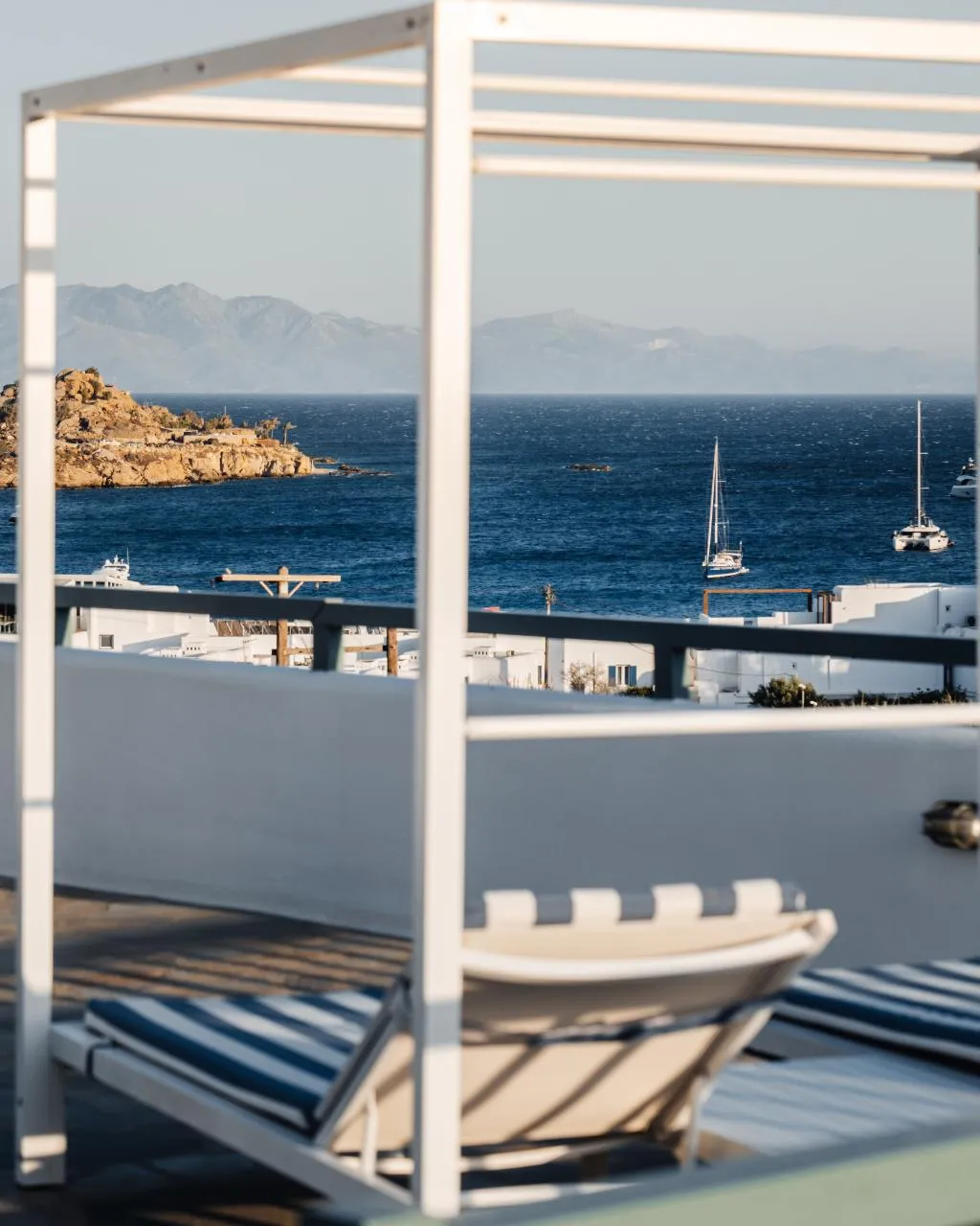 Terrace, Pelican Bay Art, Mykonos