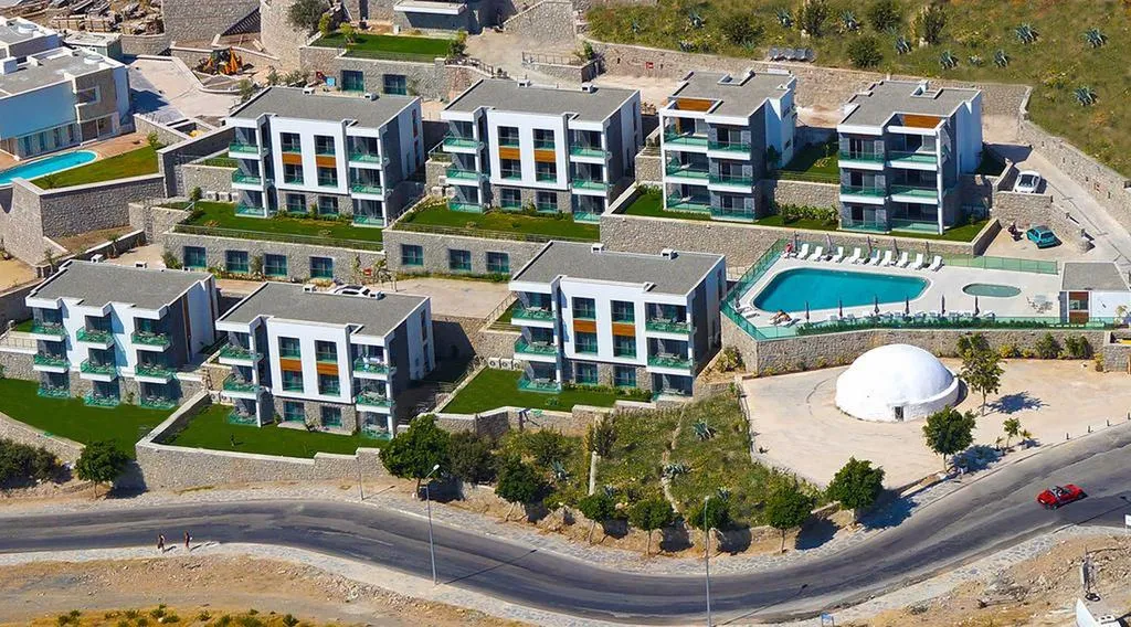 General view, Degirmenburnu Residence, Bodrum