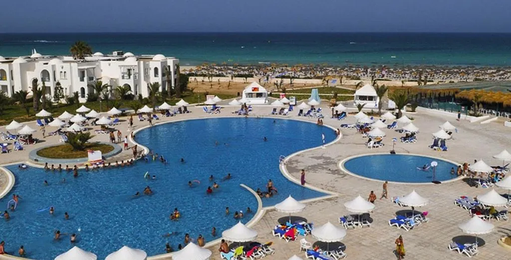 Terrace, Vincci Helios Beach, Tunisia