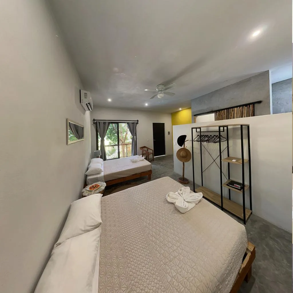 TWIN BASIC Room, Hotel Carlitos Tulum, Cancun Area