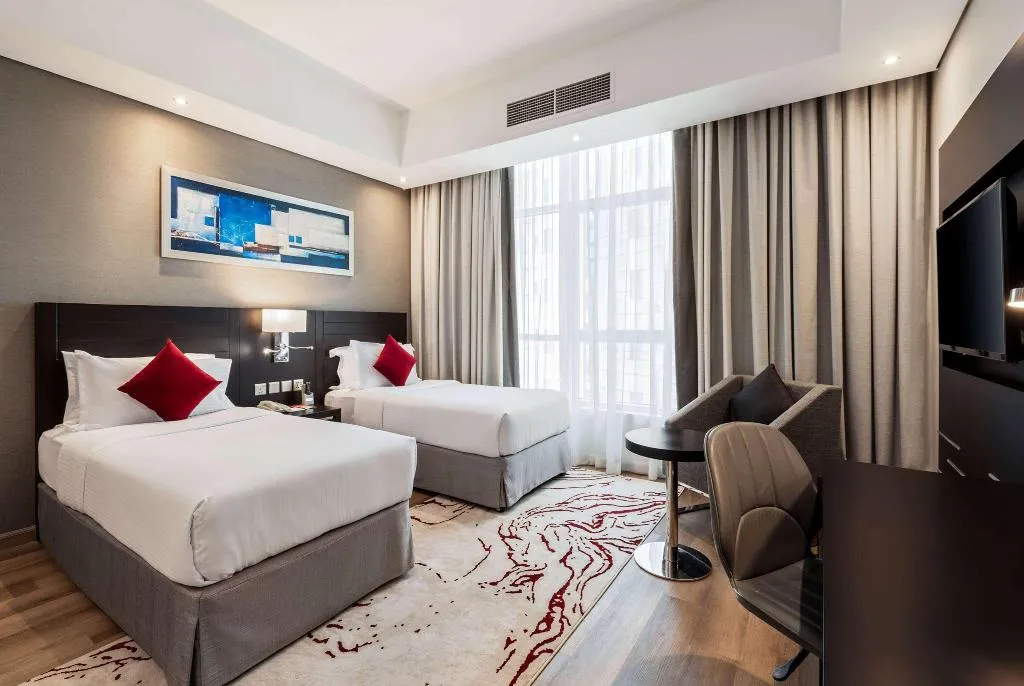 TWIN STANDARD Room, Ramada By Wyndham Dubai Barsha Heights Ex AurisInn, Dubai