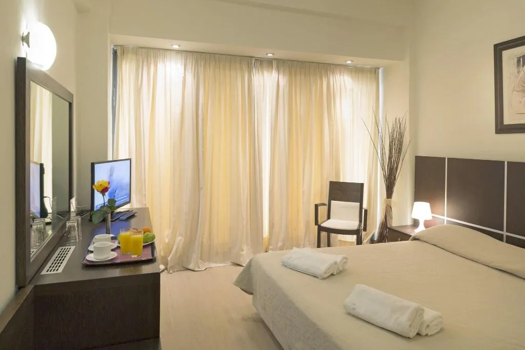 DOUBLE QUEEN SIZE BED Room, Blue Sea Hotel Alimos, Athens