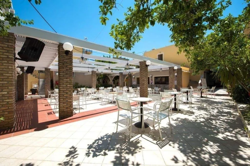 Terrace, Trabukos Beach Complex, Corfu