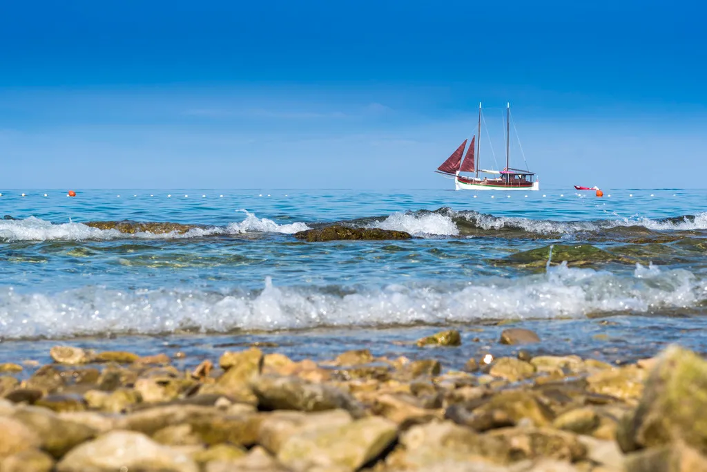 Beach, Savudrija Apartments, Istria