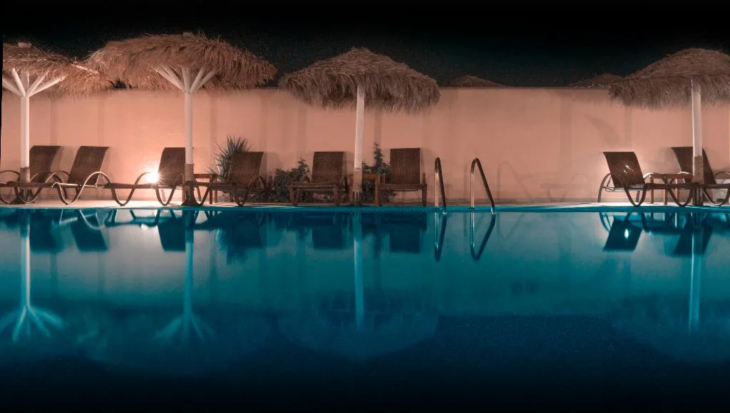 Terrace, Perissa Bay, Santorini