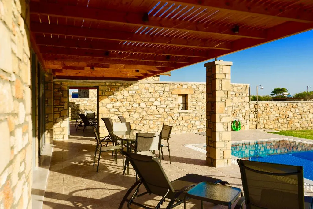Terrace, Estrella Villas, Rhodes