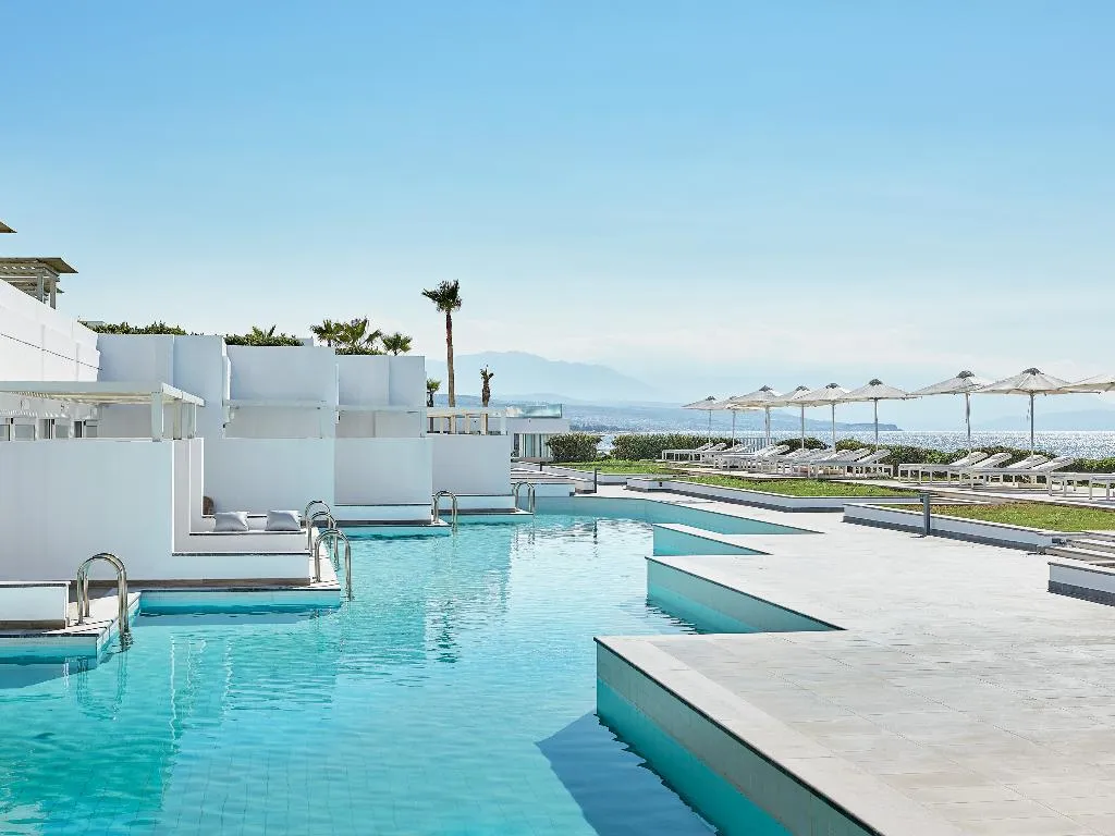 BUNGALOW DELUXE SEA VIEW Room, Grecotel LUXME White, Crete