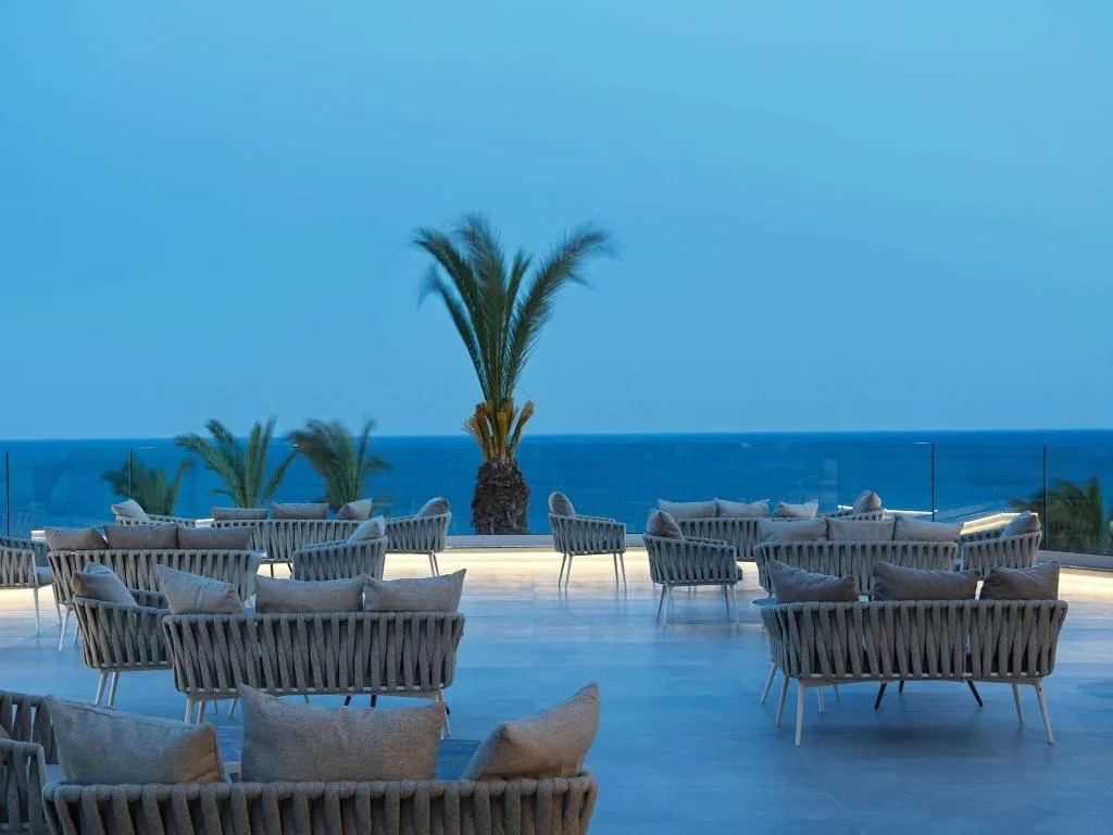 Terrace, Rodos Princess Beach Hotel, Rhodes