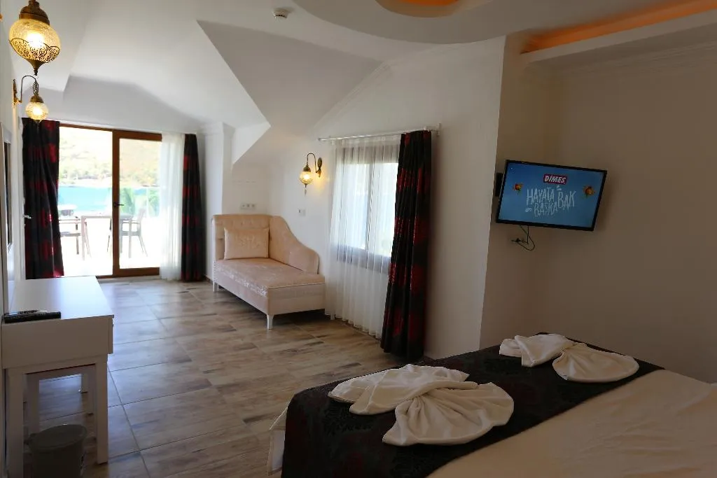 DOUBLE DELUXE OCEAN VIEW ONE BEDROOM Room, Cennet Life Hotel, Dalaman