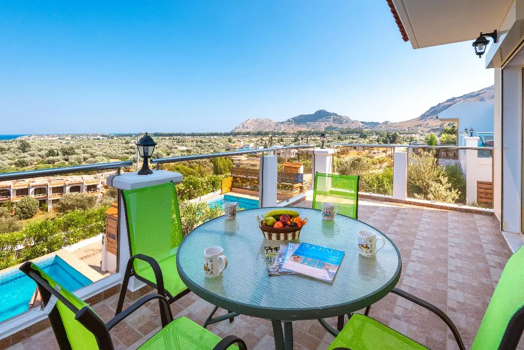 Terrace, Kolymbia Village, Rhodes