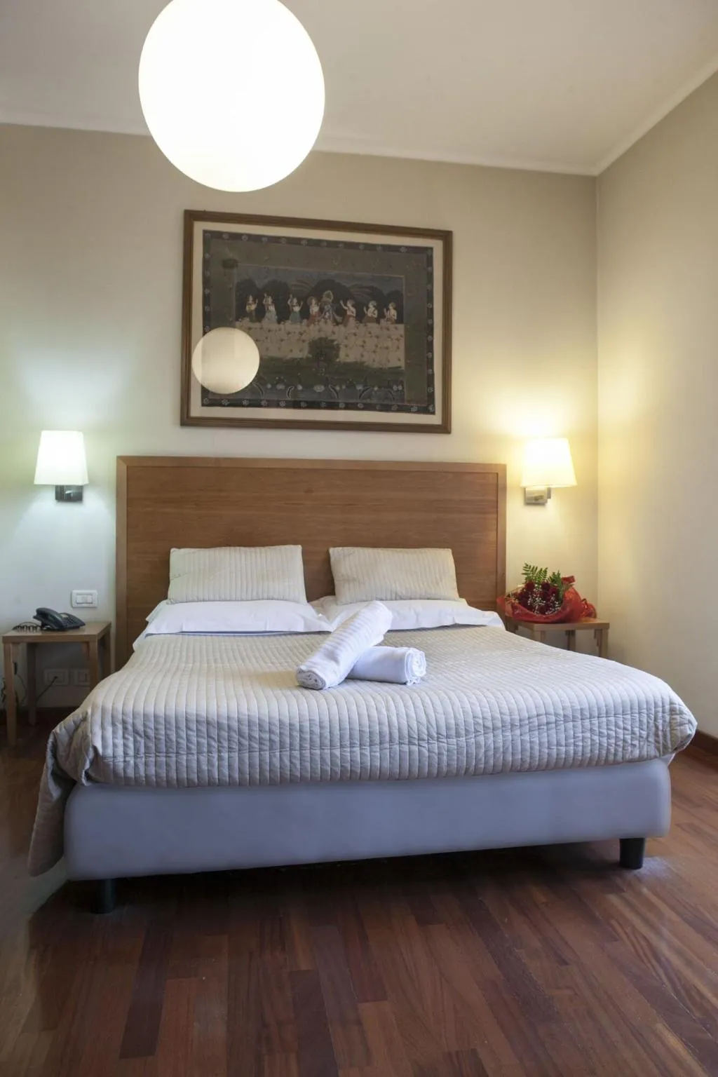 DOUBLE QUEEN SIZE BED Room, Hotel Terminal, Rome