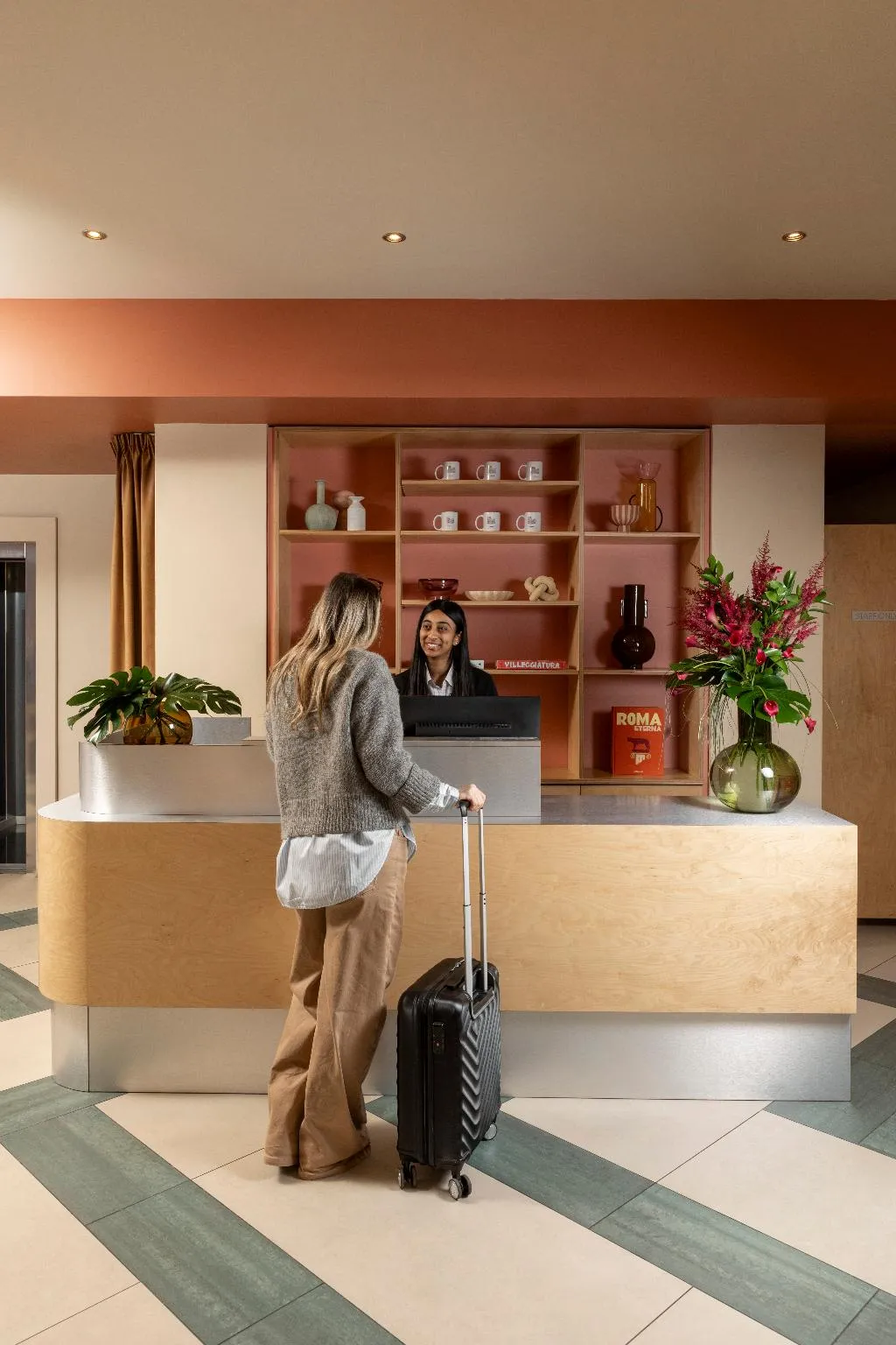Lobby, Moderno Hotel Roma, Rome