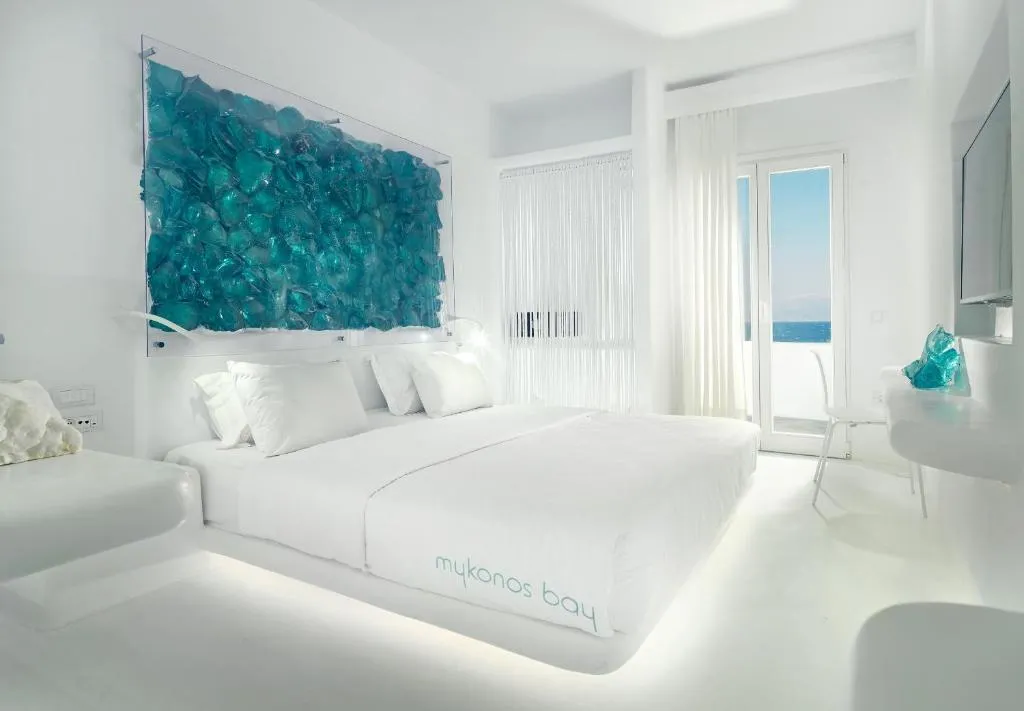 Double or Twin DELUXE ONE BED Room, Mykonos Bay Resort & Villas, Mykonos