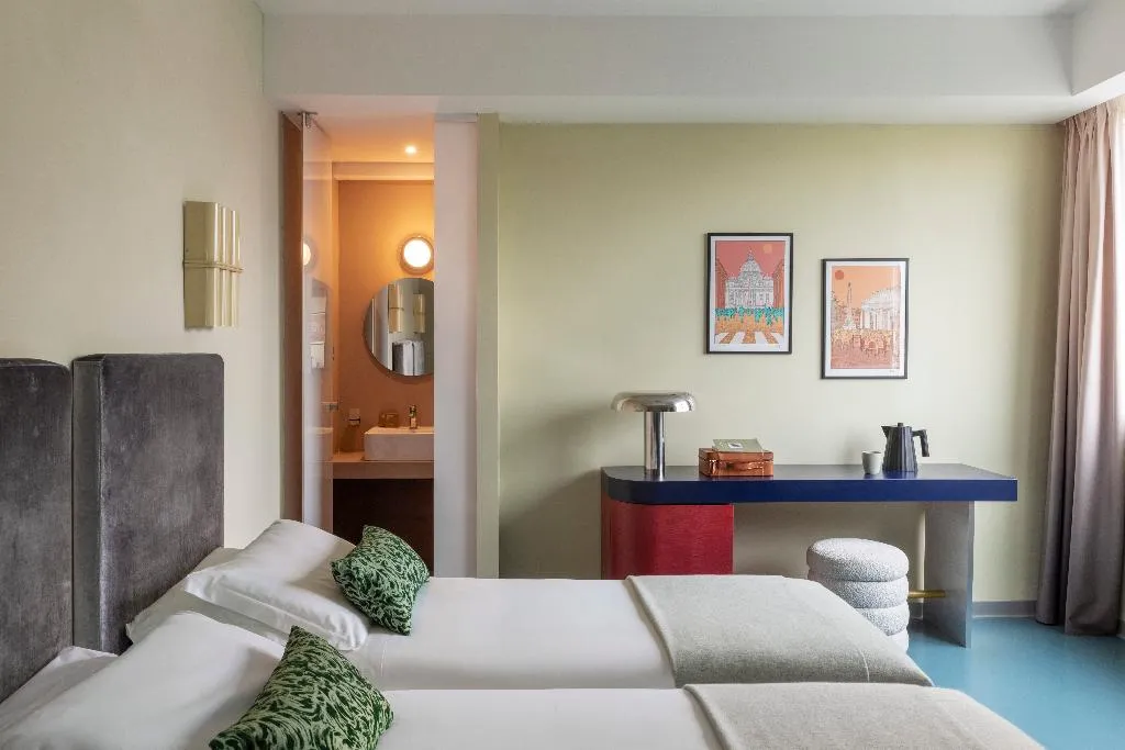 Double or Twin SUPERIOR Room, Moderno Hotel Roma, Rome