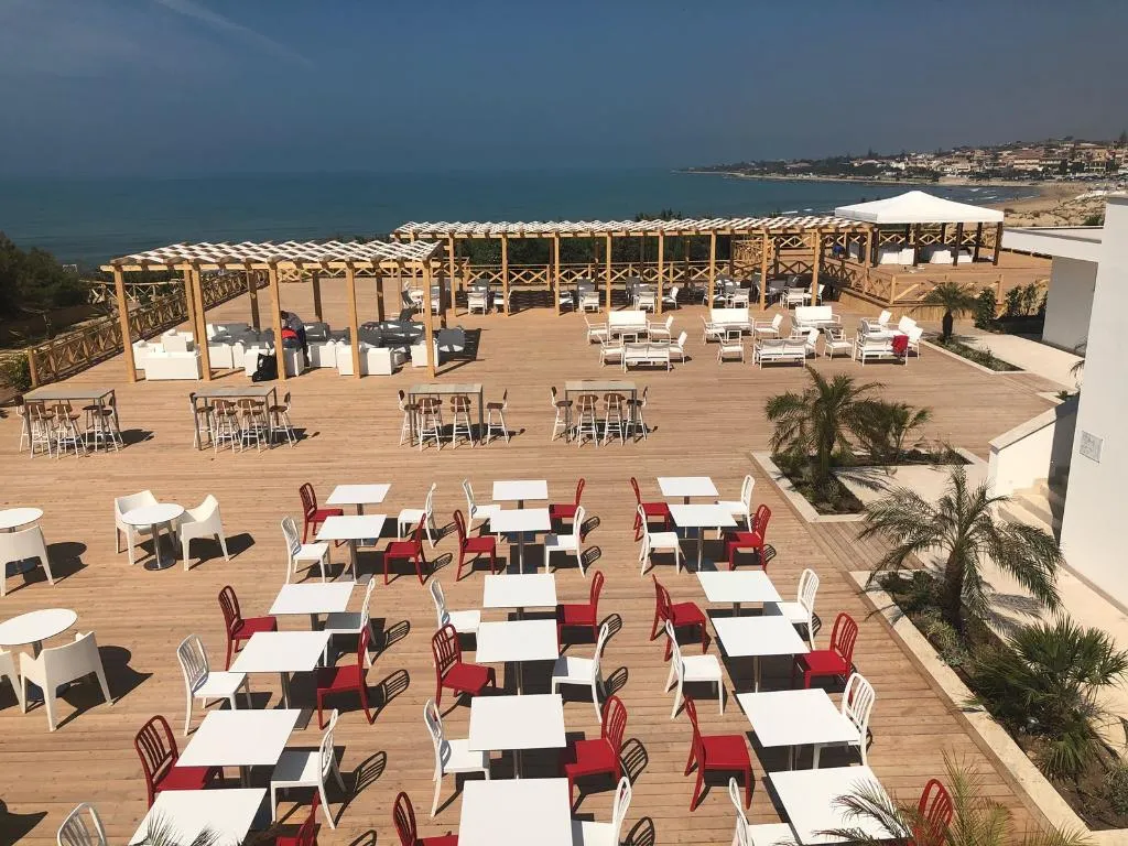 Terrace, Modica Beach Resort, Catania