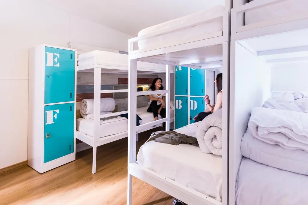 Bed in dormitory FEMALE ROOM Room, Far Home Bernabeu, Madrid