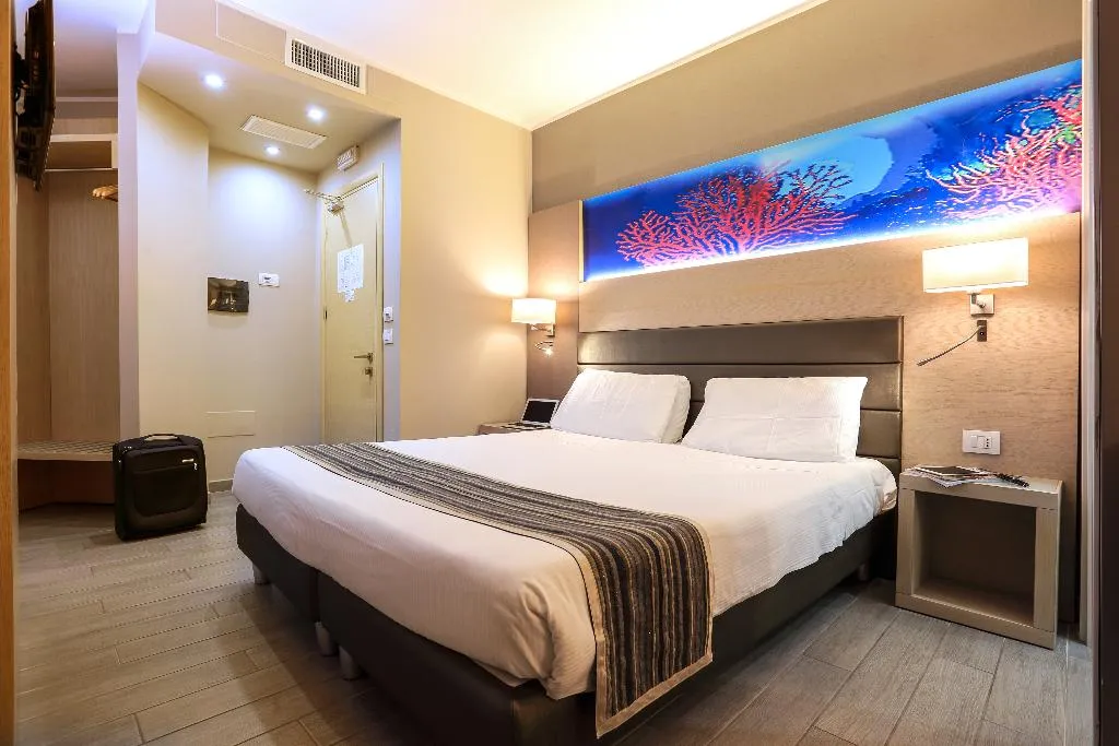 DOUBLE DELUXE SEA VIEW WITH BALCONY Room, Alma di Alghero Hotel, Alghero