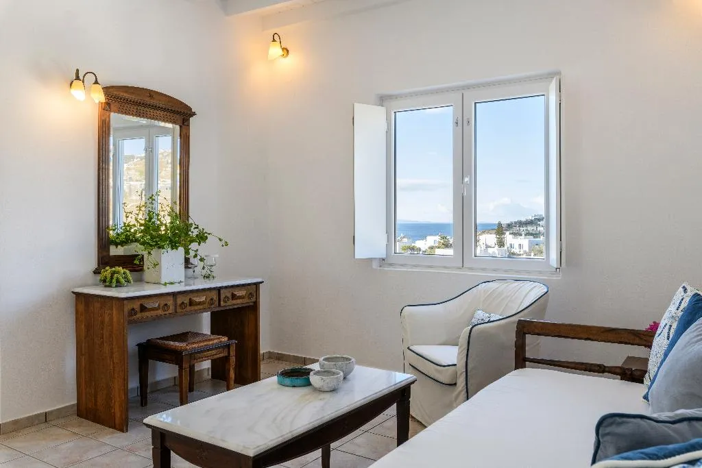 DOUBLE SUPERIOR SEA VIEW Room, Pelican Bay Art, Mykonos