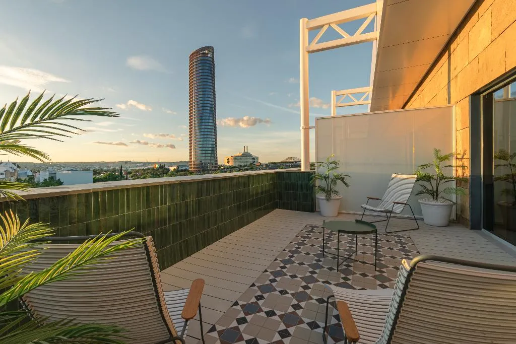 Double or Twin SUPERIOR WITH TERRACE Room, Ribera de Triana Hotel, Seville