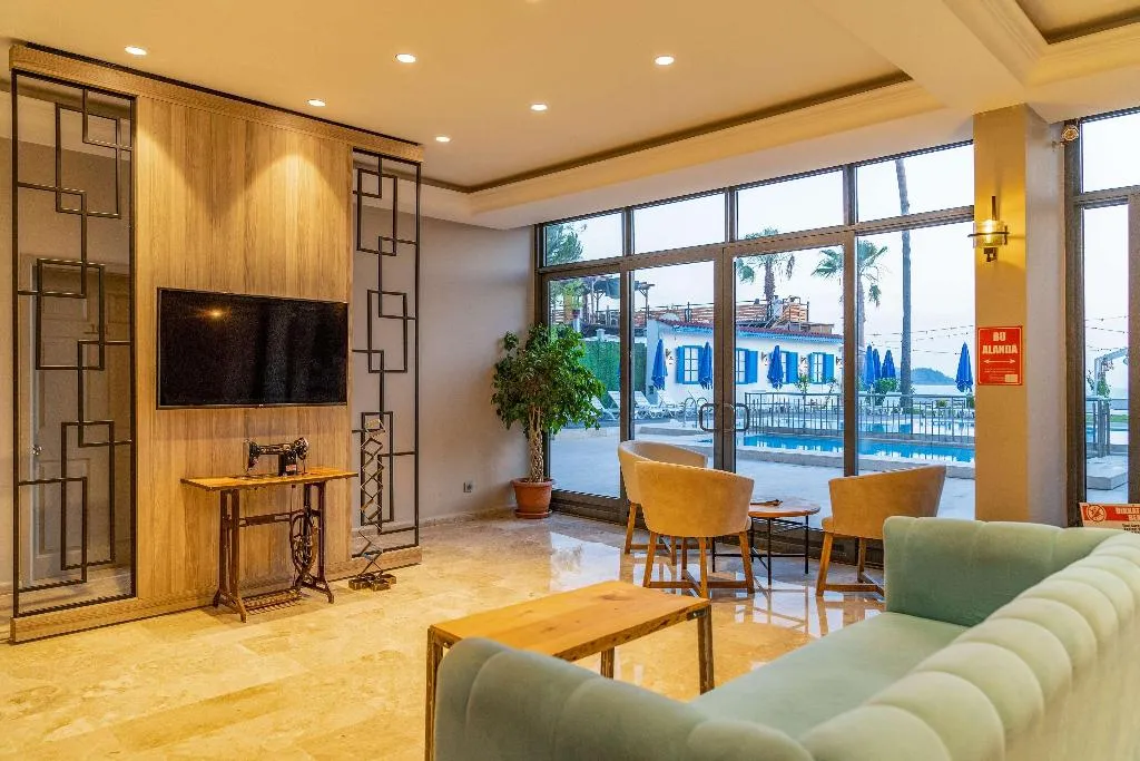 Lobby, Uras Beach Hotel, Dalaman