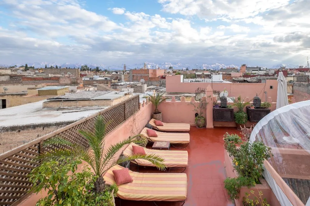 Terrace, Riad Sable Chaud, Marrakech