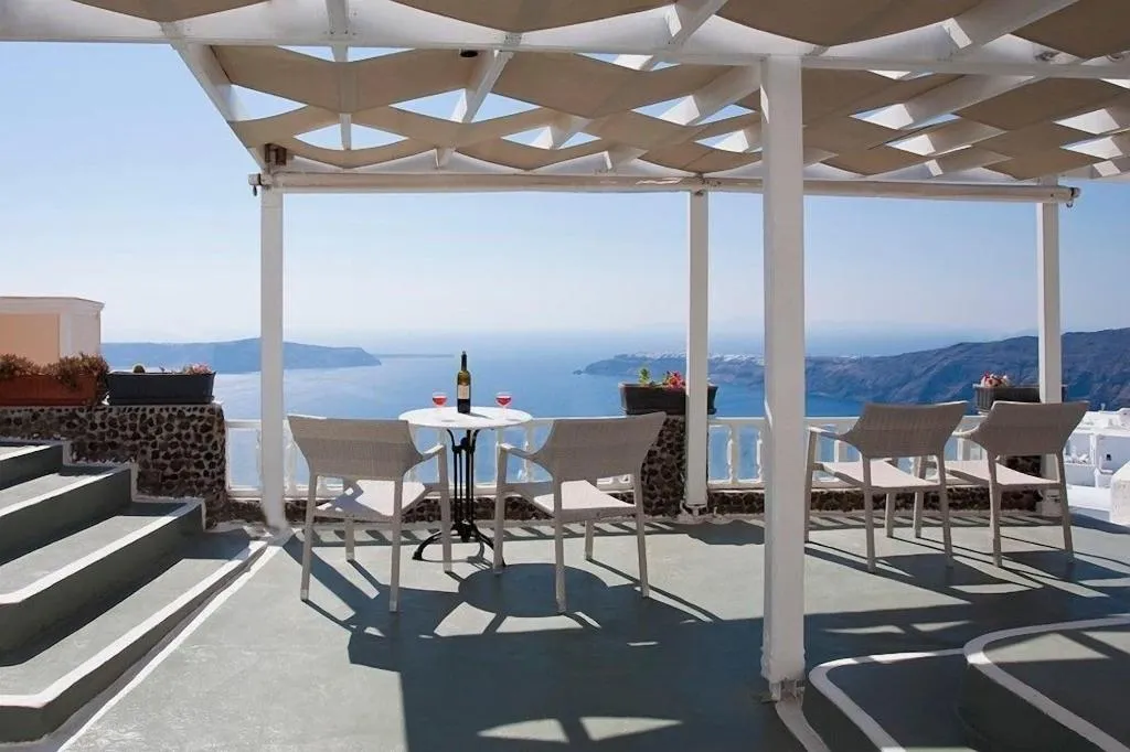 Terrace, Hotel Katerina's Castle, Santorini