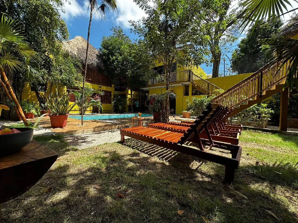 Terrace, Hotel Carlitos Tulum, Cancun Area