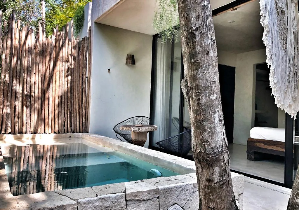 DOUBLE DELUXE WITH PRIVATE POOL Room, Una Vida Tulum, Cancun Area