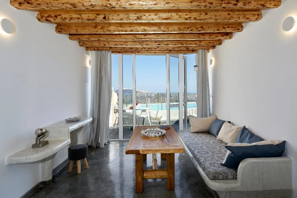 SUITE SEA VIEW WITH PRIVATE POOL Room, Suites of the Gods Cave Spa, Santorini