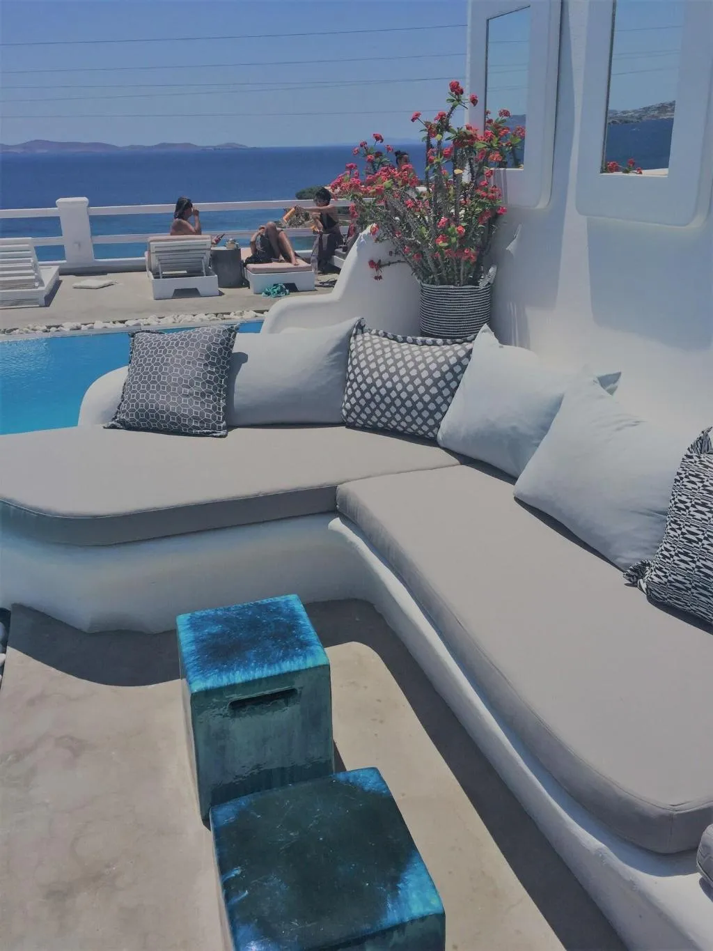 Restaurant, Flaskos Suites, Mykonos
