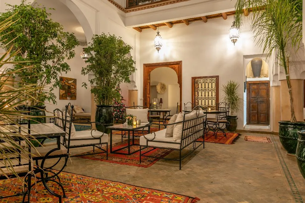 Lobby, Riad Les Trois Palmiers El Bacha, Marrakech
