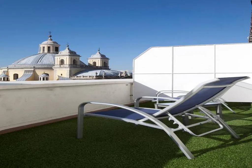 Terrace, HRC Hotel, Madrid