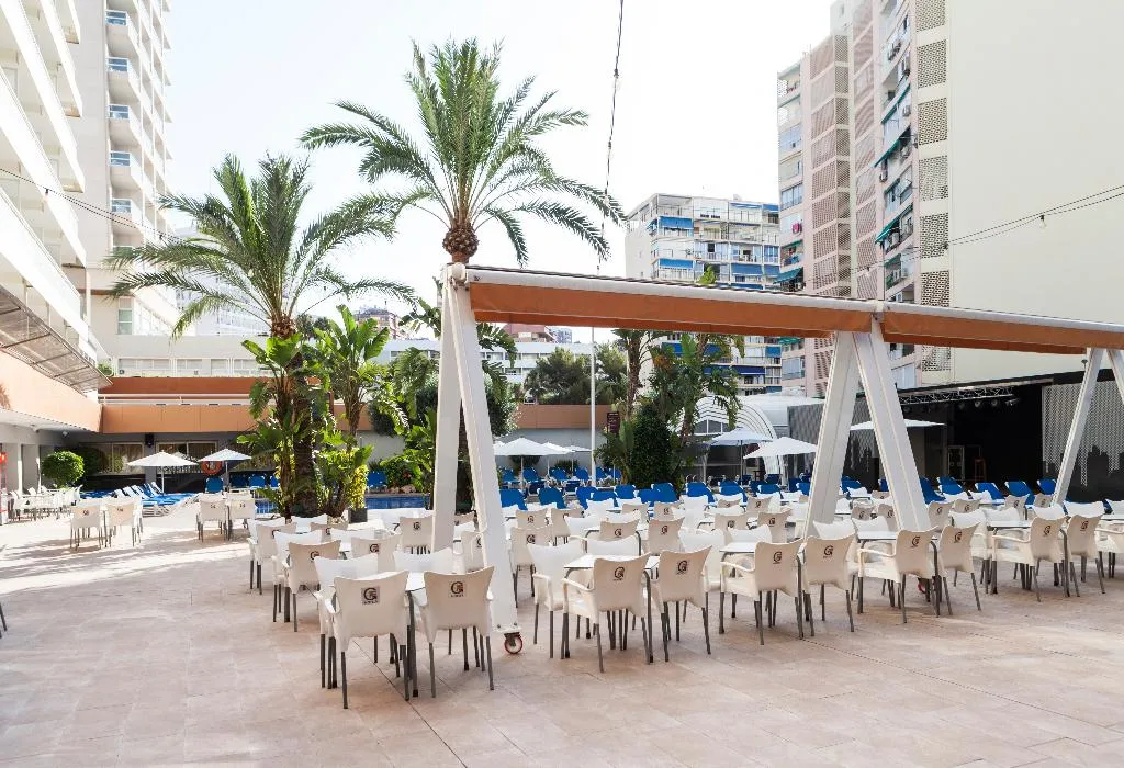 Terrace, Climia Benidorm Plaza 4*, Costa Blanca