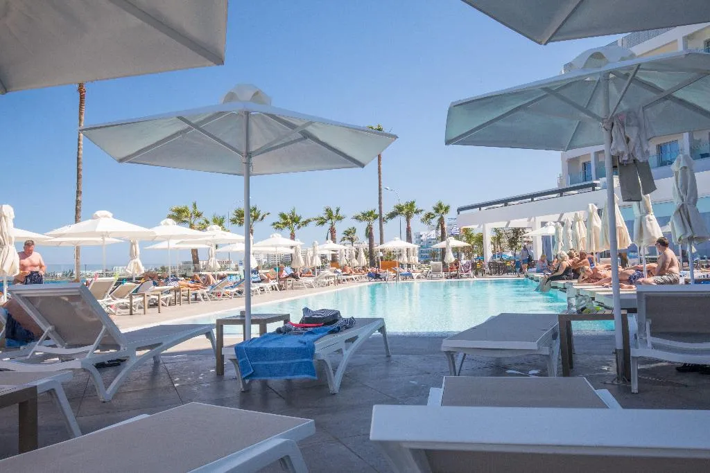 Pool, Evalena Beach Hotel, Cyprus