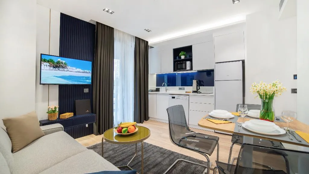 SUITE CAPACITY 4 TWO BEDROOMS Room, Stile Suite Marine Apart Hotel, Antalya