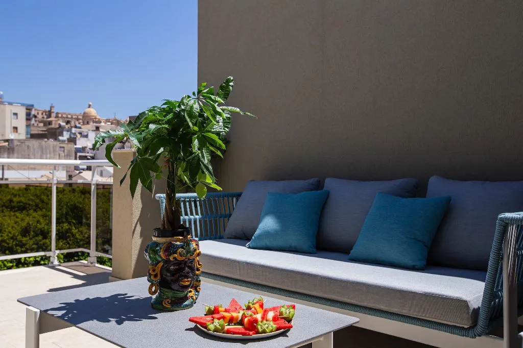 Terrace, Charme Simon Bolivar, Catania