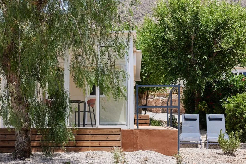 BUNGALOW ONE BED Room, Camping El Portus, Costa Blanca