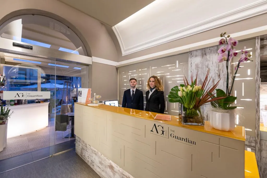 Lobby, The Guardian Hotel, Rome