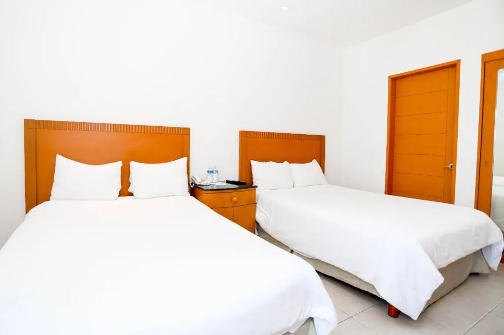 DOUBLE TWO DOUBLE BEDS Room, Ambiance Suites Cancun, Cancun Area