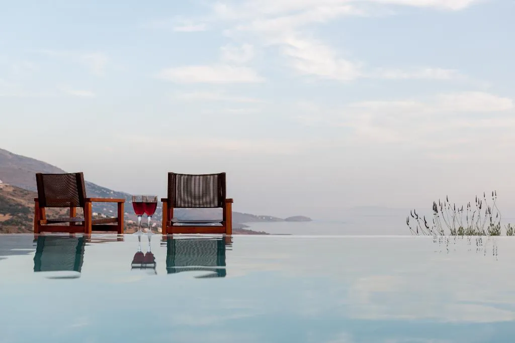 VILLA GRAND Room, Andross Tessera, Corfu