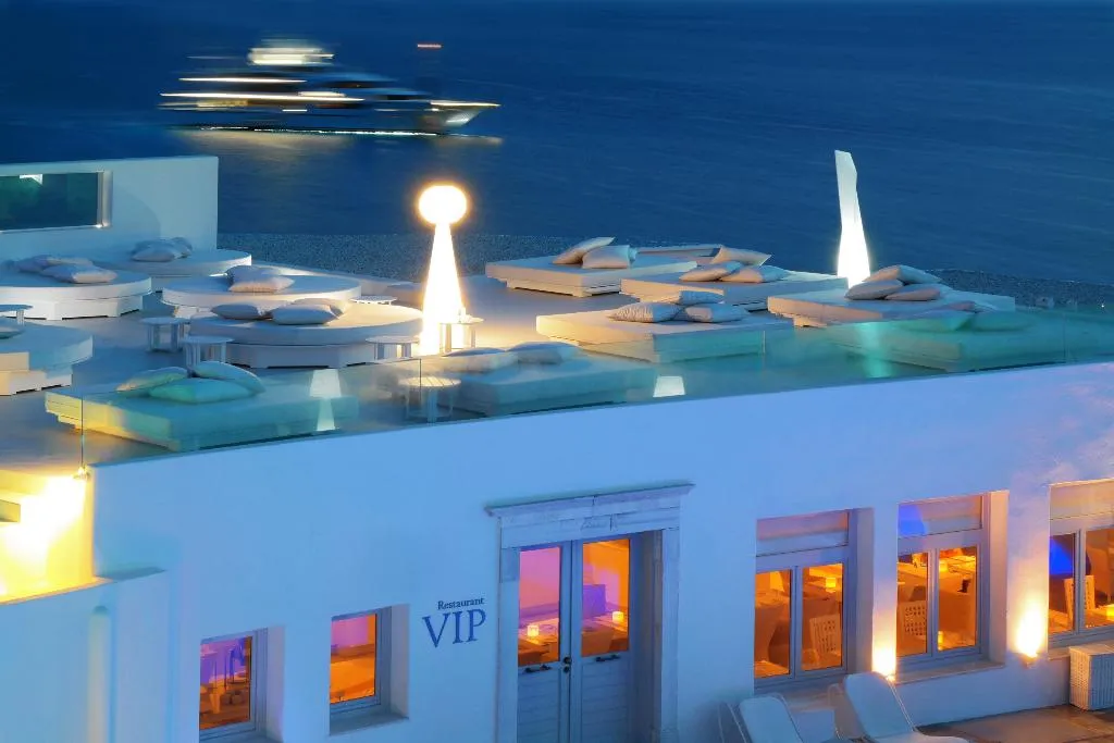 Terrace, Petasos Beach Resort & Spa, Mykonos