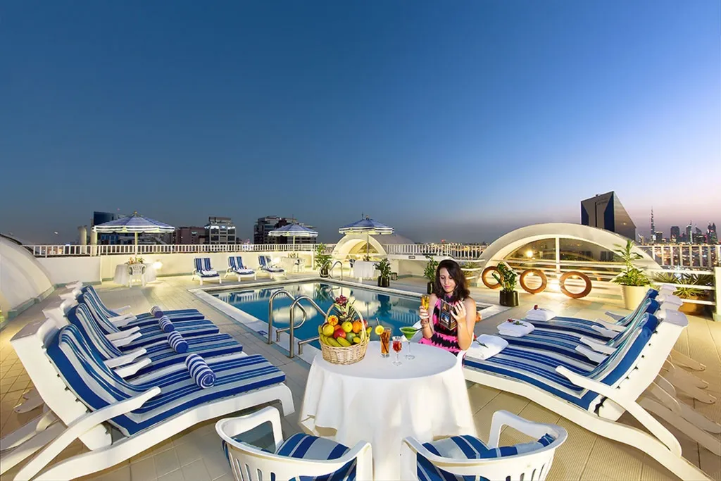 Pool, Al Khaleej Plaza Hotel, Dubai