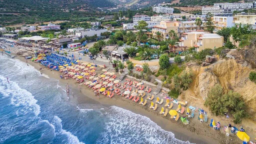 General view, Talea Beach, Crete