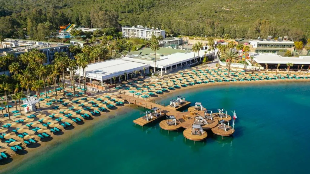 Beach, Green Bay Resort, Bodrum