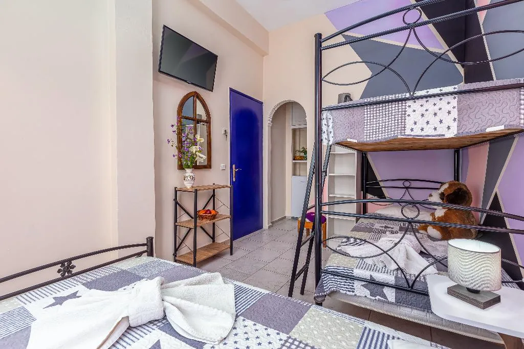 QUADRUPLE LAND VIEW Room, Riviera Seaside Hotel, Corfu
